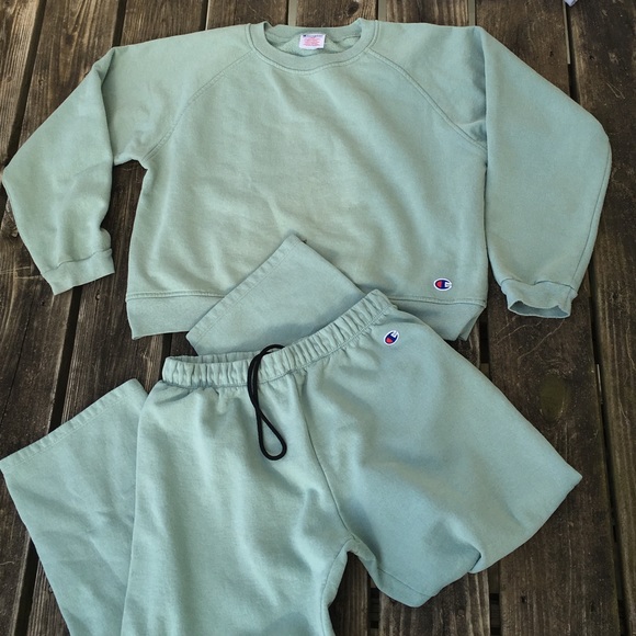 mint green sweatsuit